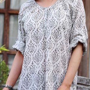 Beautiful Grey and white tunic